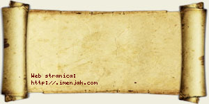 Damjan Blaževac vizit kartica